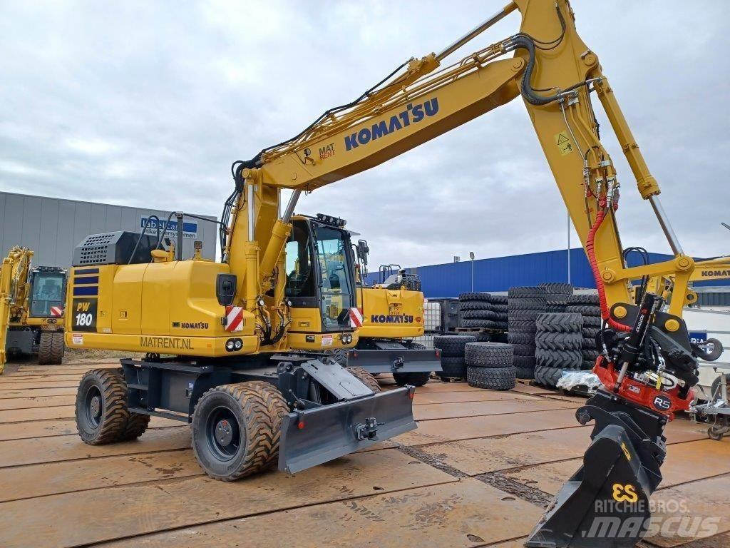 Komatsu PW180-11E0 Колесни екскаватори