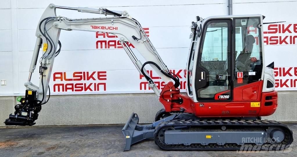 Takeuchi TB 260 Мини екскаватори < 7 т