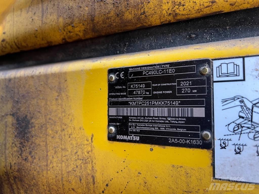 Komatsu PC490LC-11EO Верижен екскаватор