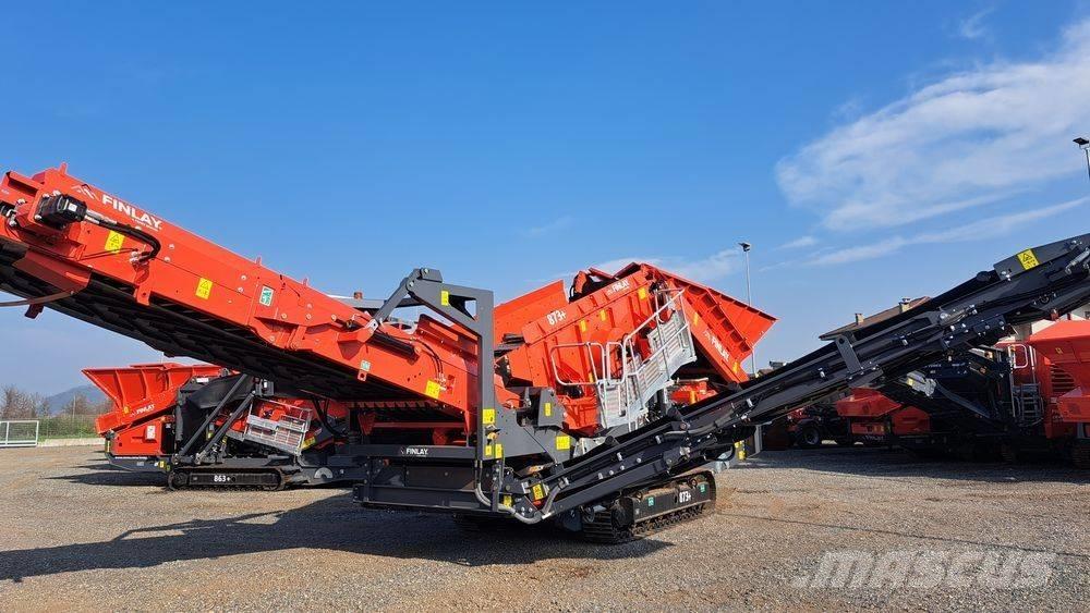 Terex Finlay 873+ Мобилни скрийнери
