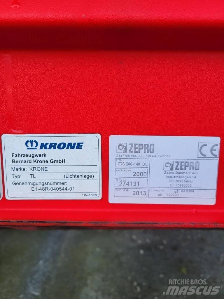 Krone SDP 27 Брезентови полуремаркета
