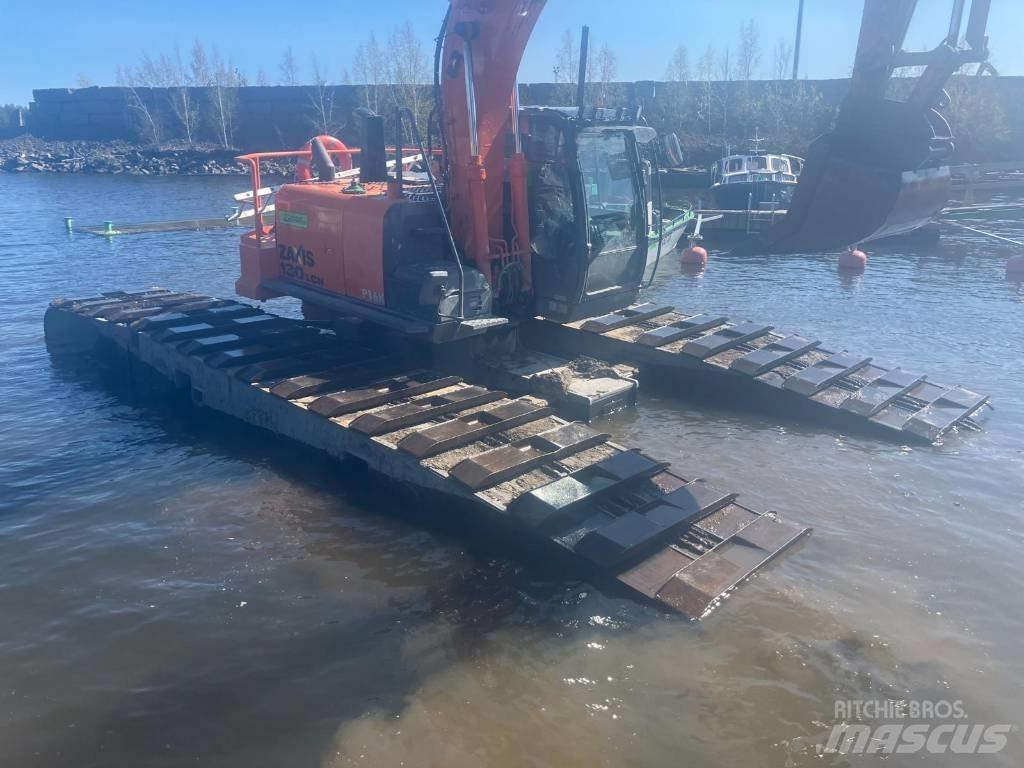 Hitachi ZX 130LCN Багери амфибии