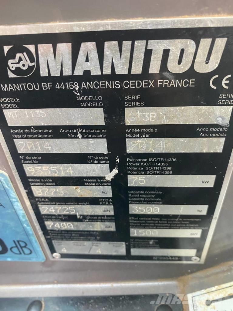 Manitou MT 1135 Телескопични товарачи