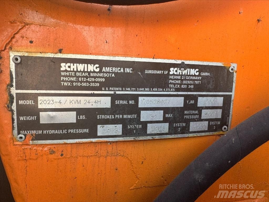 Schwing KVM 24-4H Бетонопомпи
