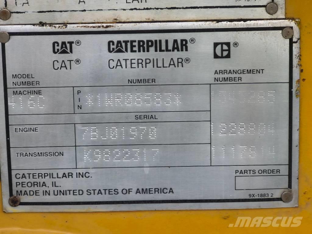CAT 416 C Товарач със заден ексватор