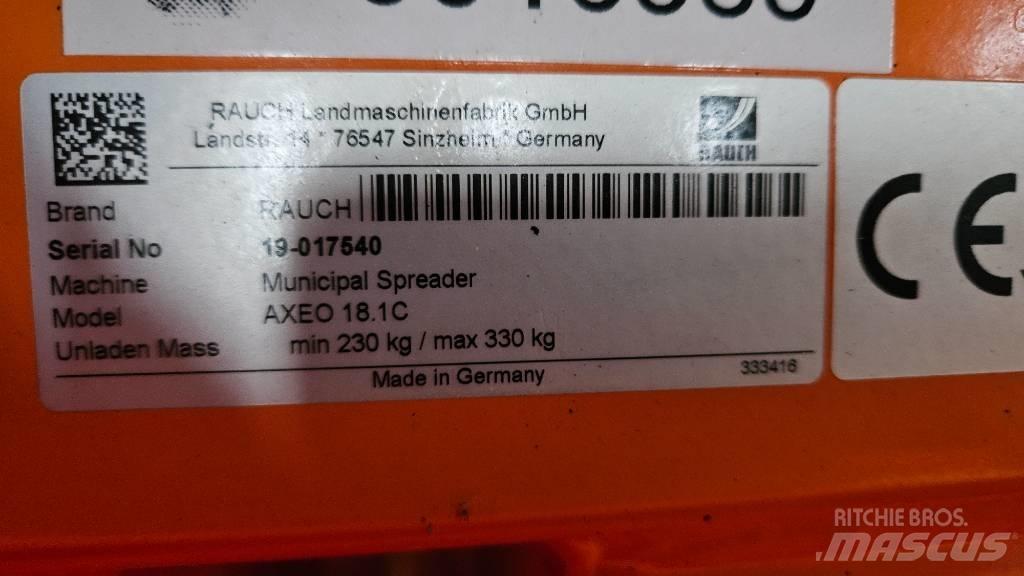 Rauch Axeo 18.1C Разстилачки на пясък и сол