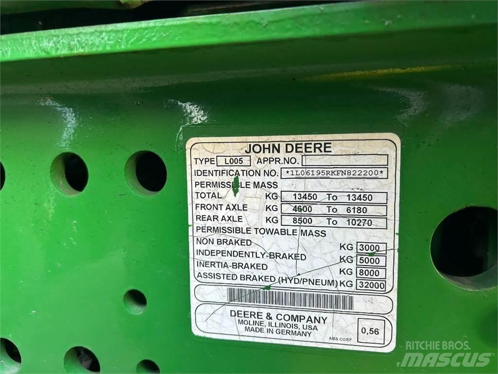 John Deere 6195R Трактори