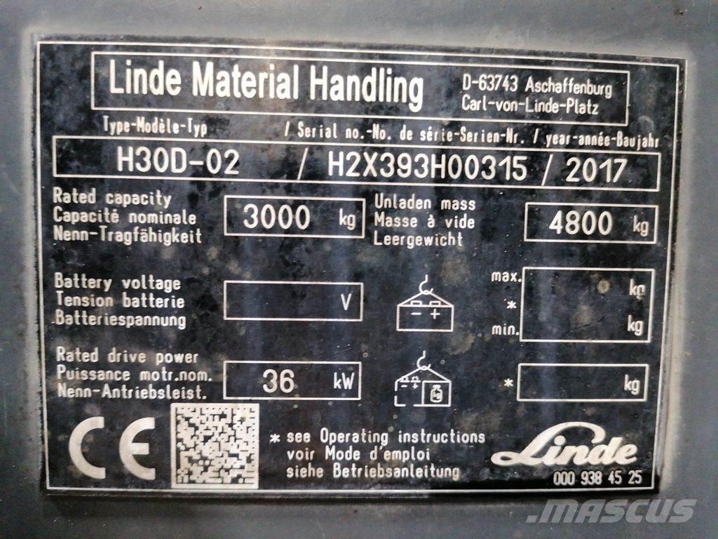 Linde H30D-02 Дизелови камиони