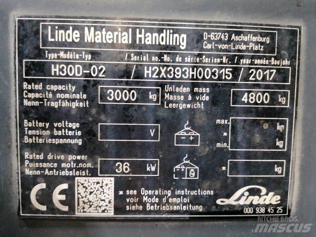 Linde H30D-02 Дизелови камиони