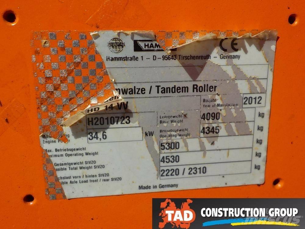 Hamm HD 14 Двойни барабанни ролки
