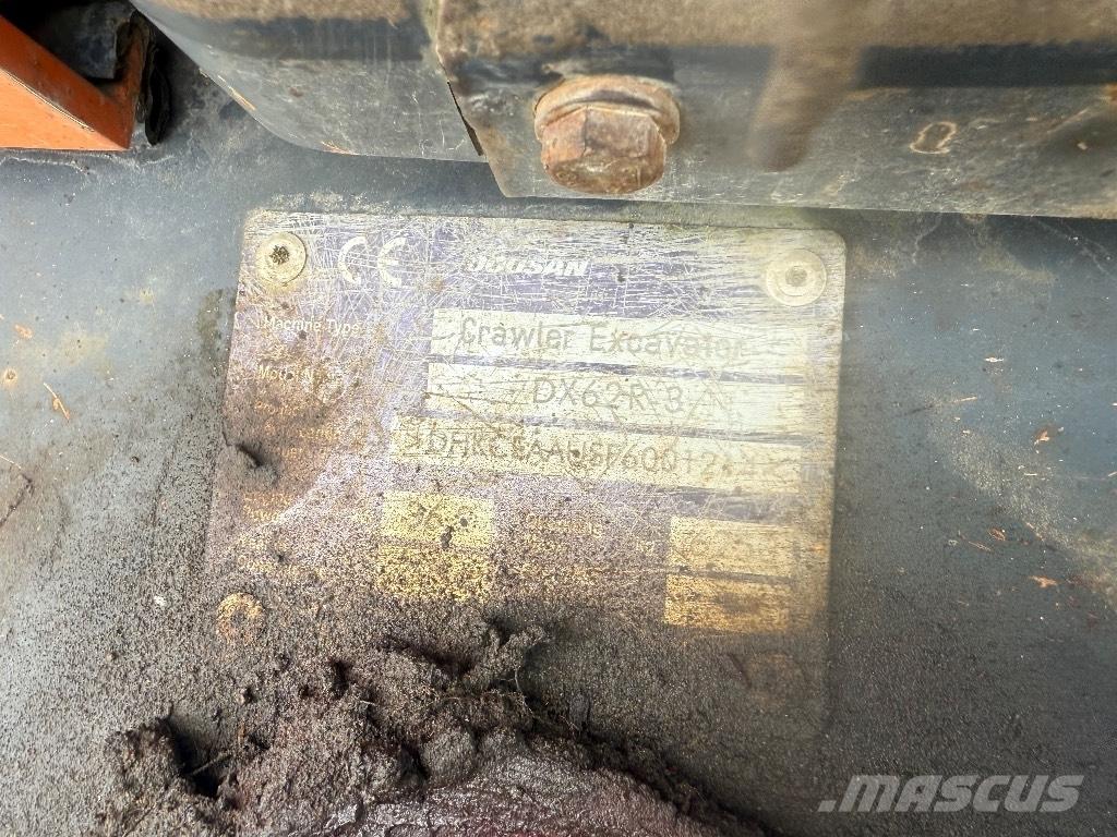Doosan DX 62 R-3 Мини екскаватори < 7 т