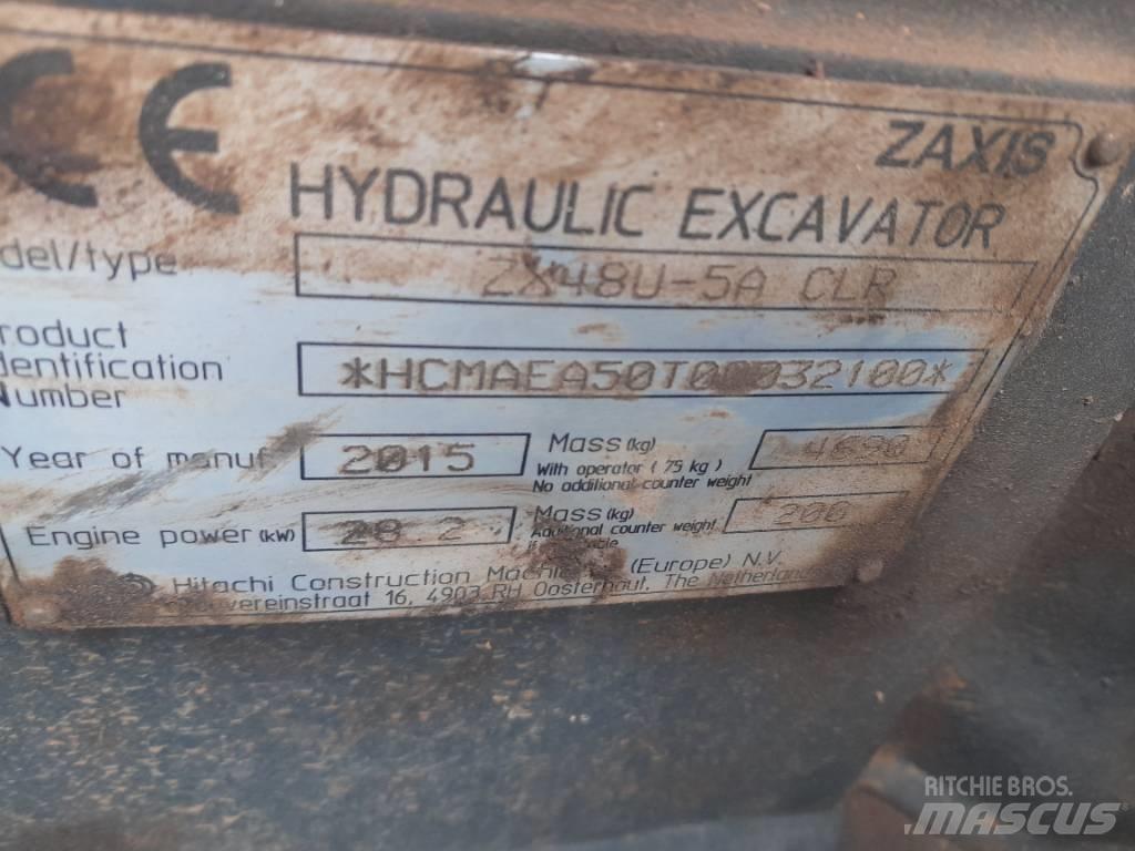 Hitachi ZX 40 Мини екскаватори < 7 т
