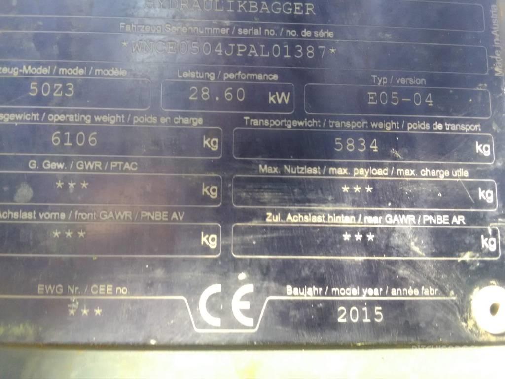 Wacker Neuson 50 Z3 Мини екскаватори < 7 т