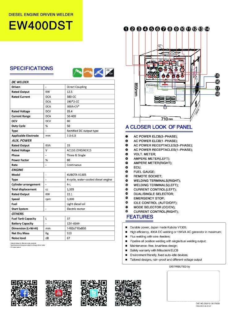 Denyo DLW 400 ESW Заваряващи машини