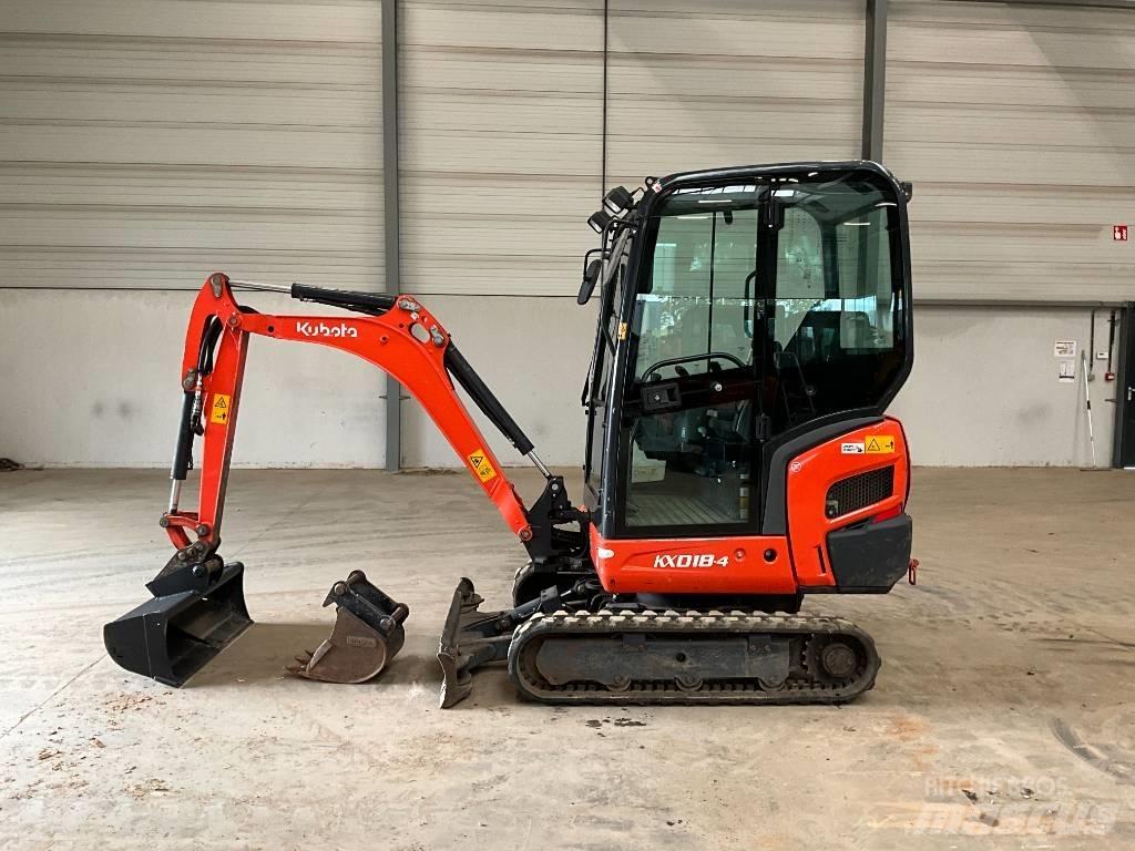 Kubota KX 018-4 Мини екскаватори < 7 т