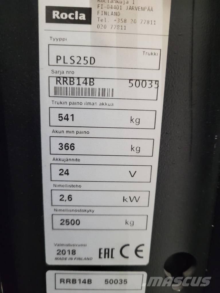 Rocla PLS25D Машини за комисиониране нископовдигачи