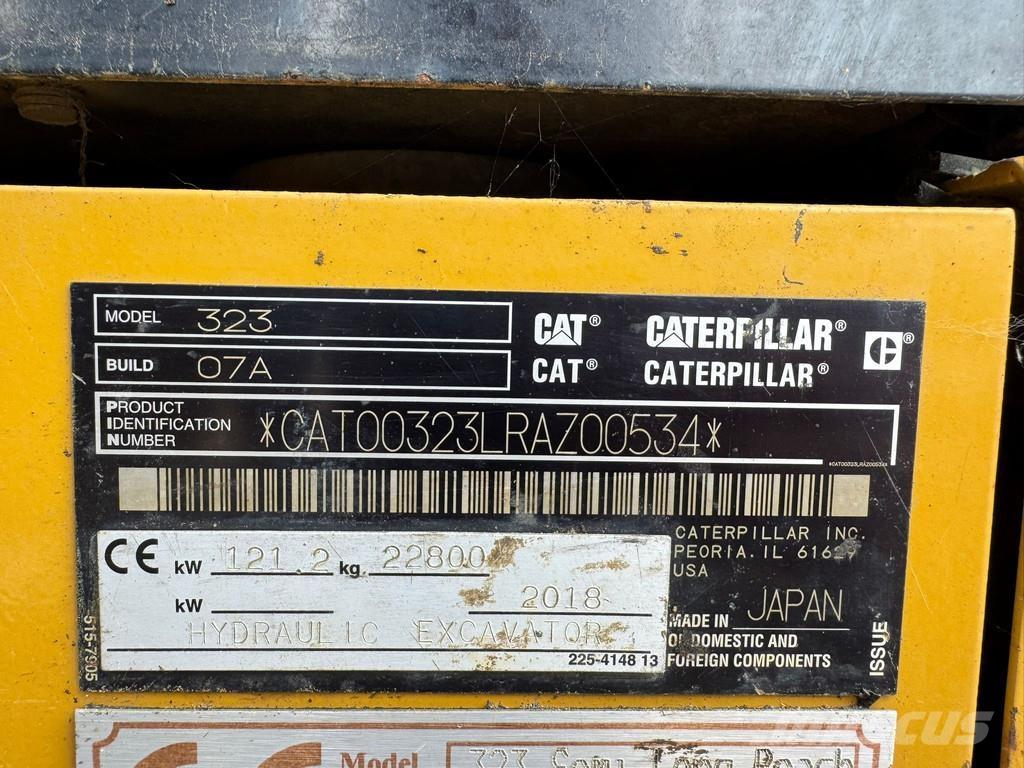 CAT 323 Верижен екскаватор
