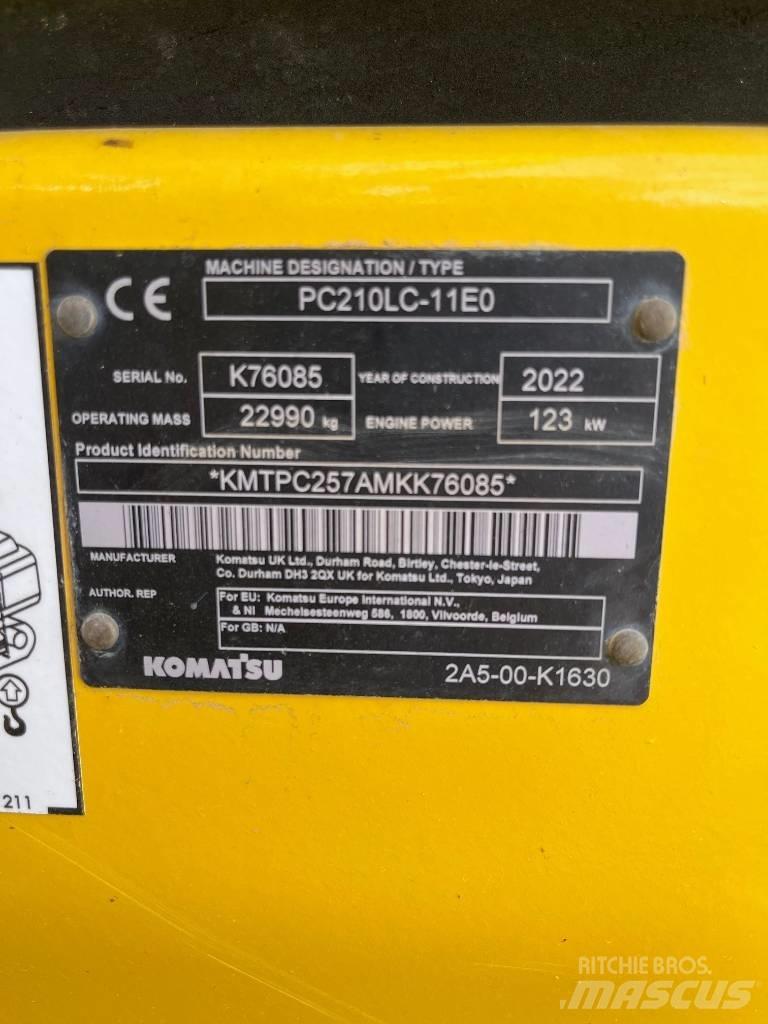 Komatsu PC210LC-11E0 Верижен екскаватор