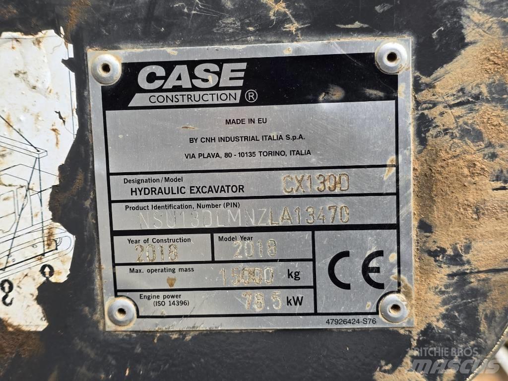 Case CX130 D Верижен екскаватор