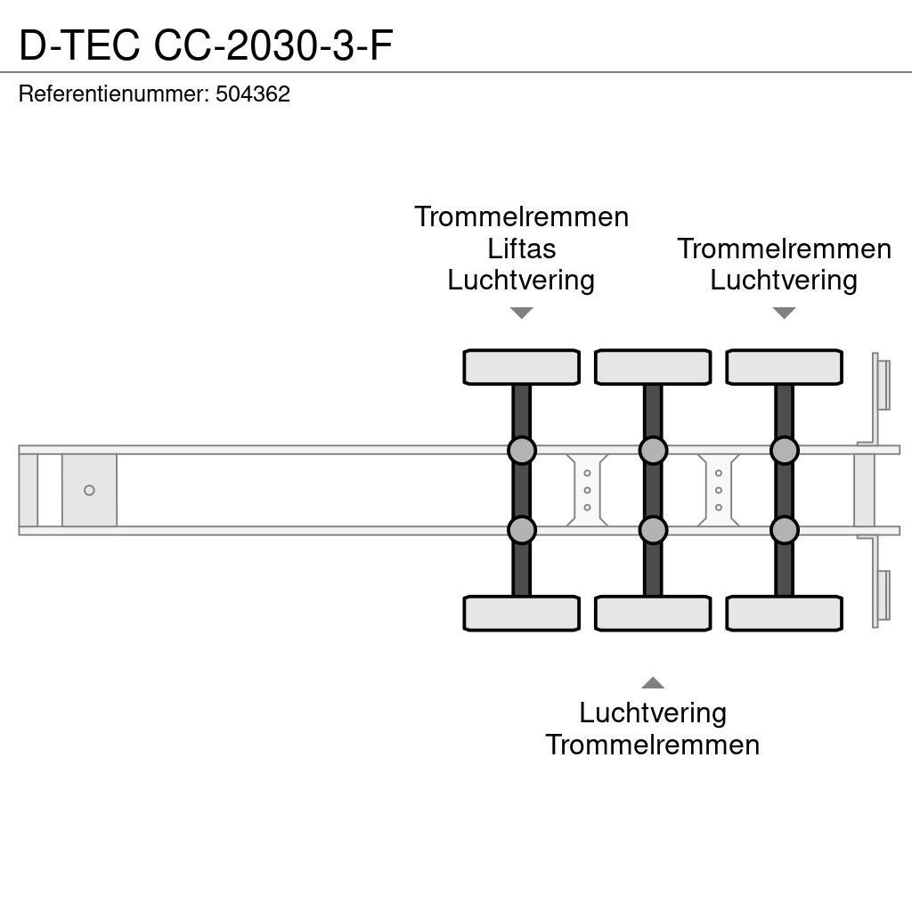 D-tec CC-2030-3-F Контейнерни полуремаркета