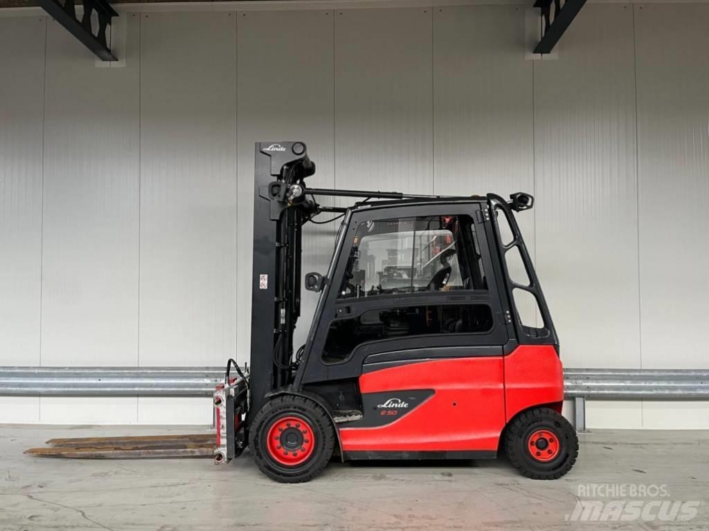 Linde E 50 Електрически вилични кари-повдигачи