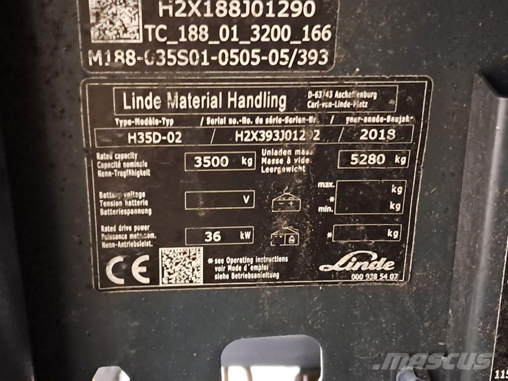 Linde H35D-02 Дизелови камиони