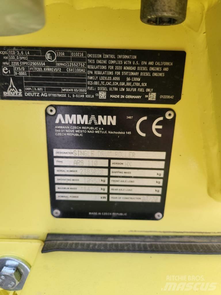Ammann ARS 110 Еднобарабанни ролки
