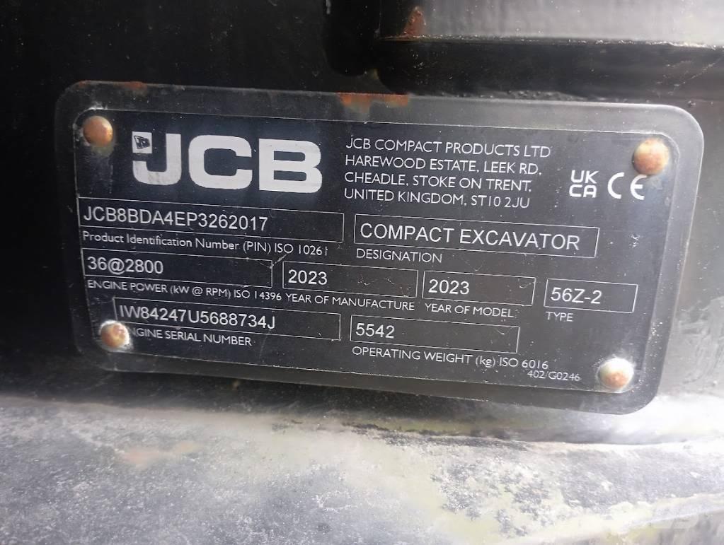 JCB JCB 56Z-2 Мини екскаватори < 7 т