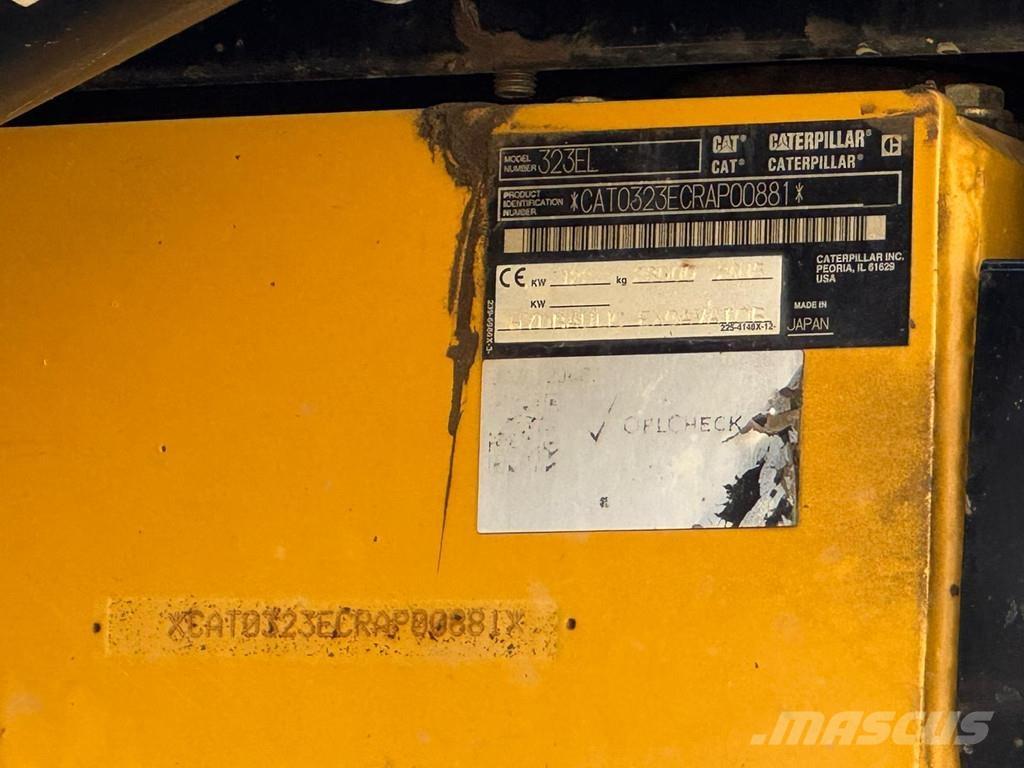 CAT 323EL Верижен екскаватор