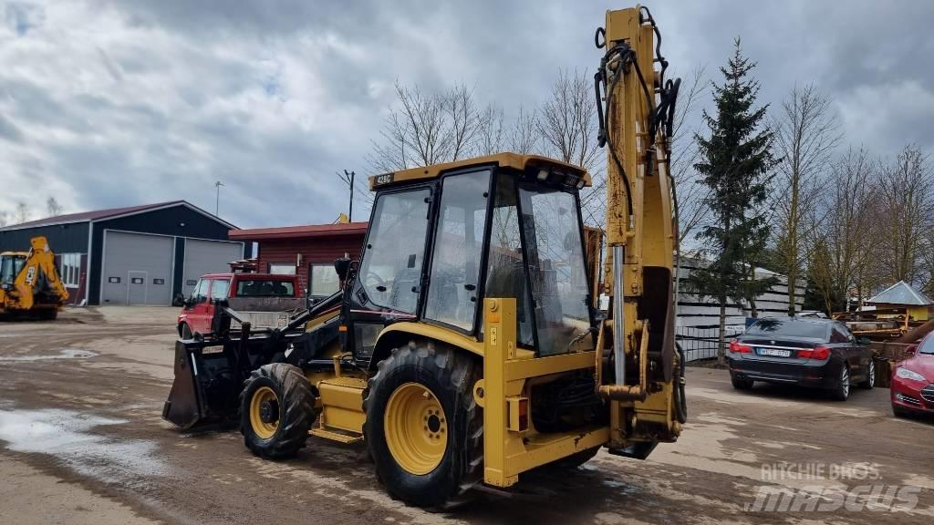 CAT 428 C Turbo Товарач със заден ексватор