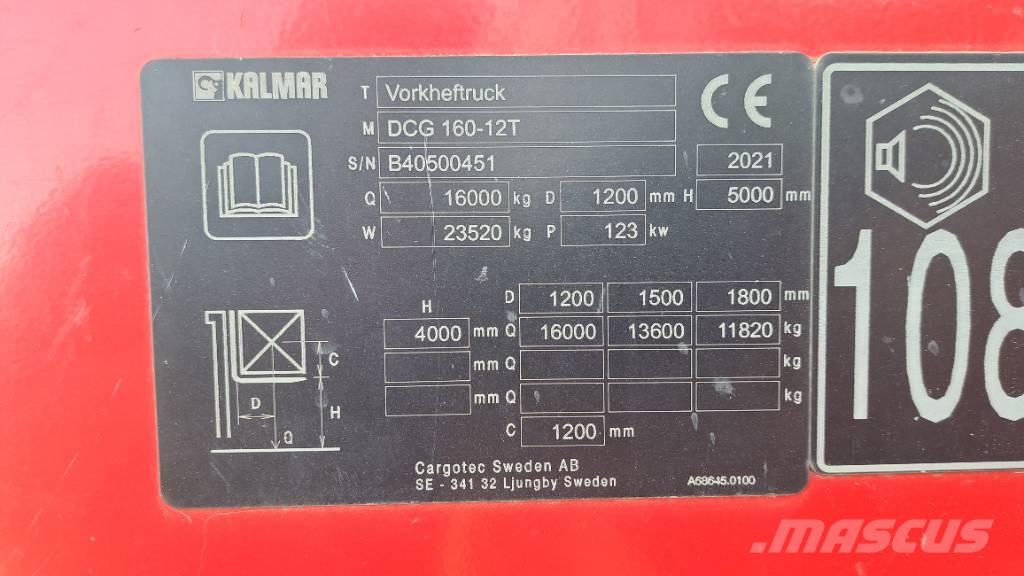 Kalmar DCG160-12T Строителство - Други