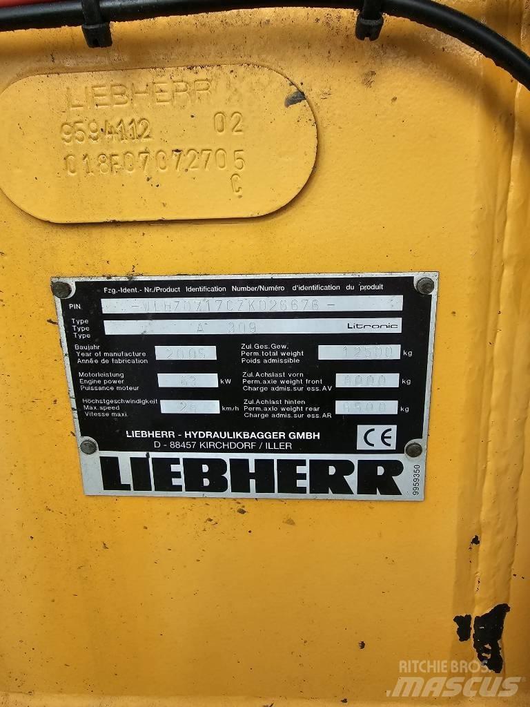 Liebherr A 309 Колесни екскаватори