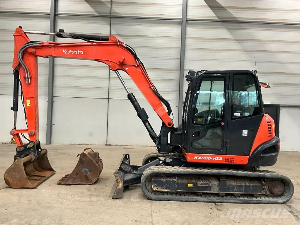 Kubota KX 080-4 A 2 Средни екскаватори 7т - 12т