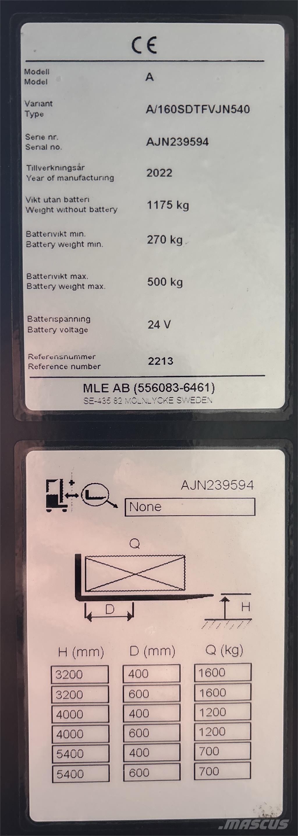 Atlet A160 Самоходни товарачи