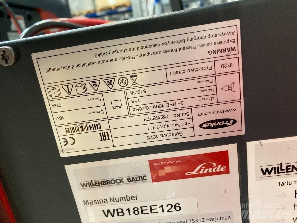 Linde R14X/116 Ретрак/ Високоповдигач с изместване на вилката напред