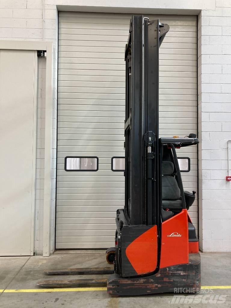 Linde R14X/116 Ретрак/ Високоповдигач с изместване на вилката напред