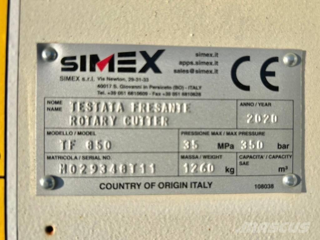 Simex TF850 Изкопни машини