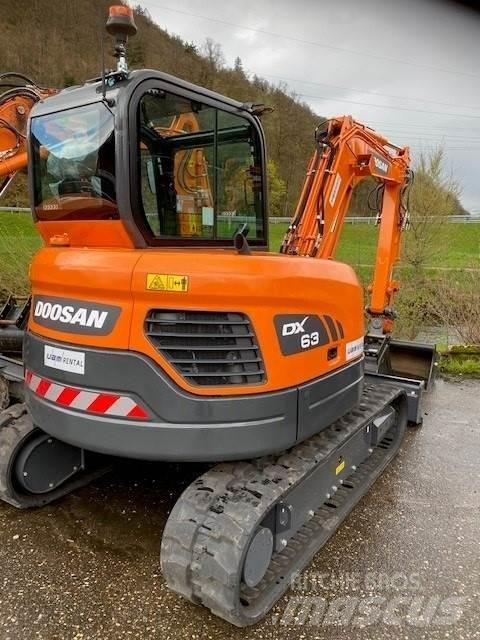 Develon DX63-3 Мини екскаватори < 7 т