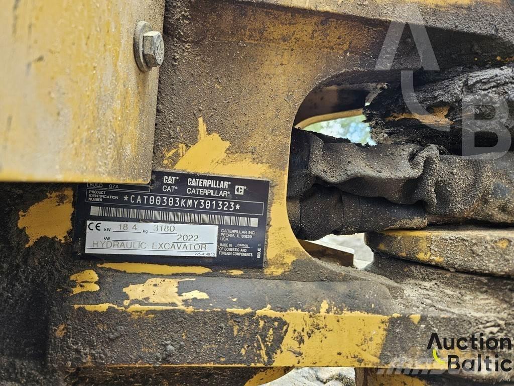 CAT 303 CR Мини екскаватори < 7 т