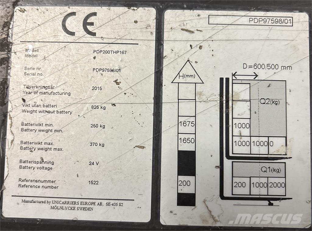 Atlet PDP200 Самоходни товарачи