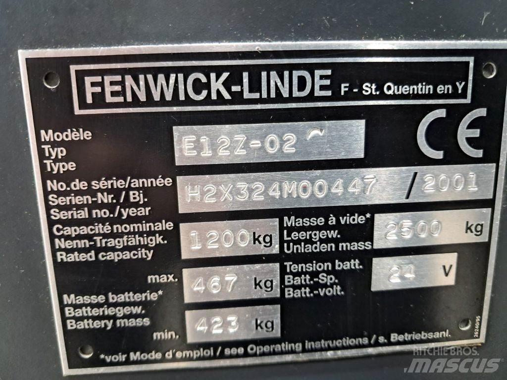 Linde E12Z-02 Електрически вилични кари-повдигачи