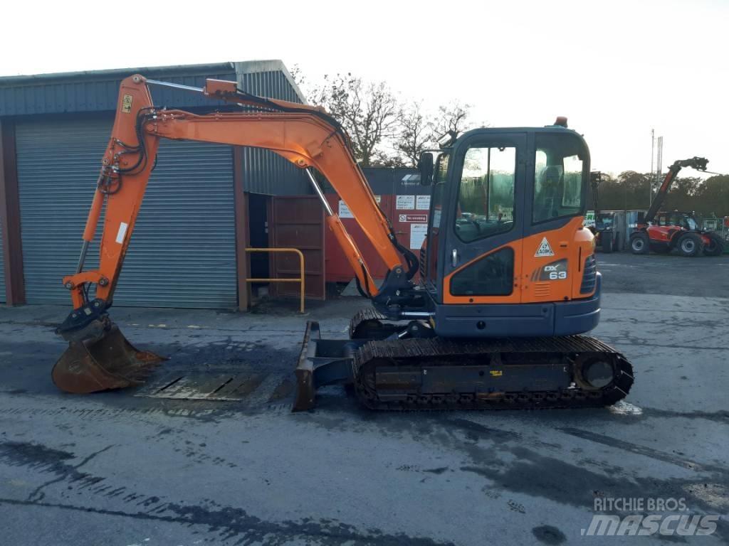 Doosan DX 63-3 Верижен екскаватор