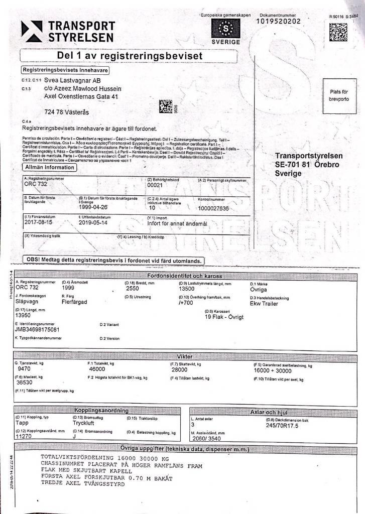 EKW 732 Нискотоварни полуремаркета
