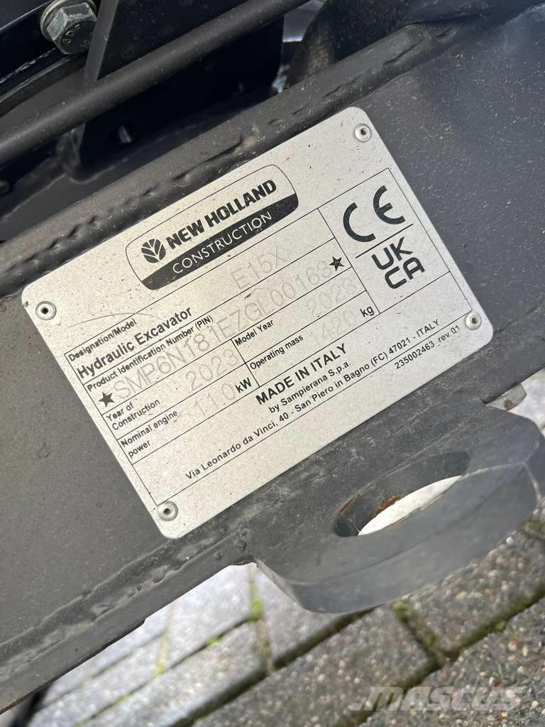 New Holland E 15 X Мини екскаватори < 7 т