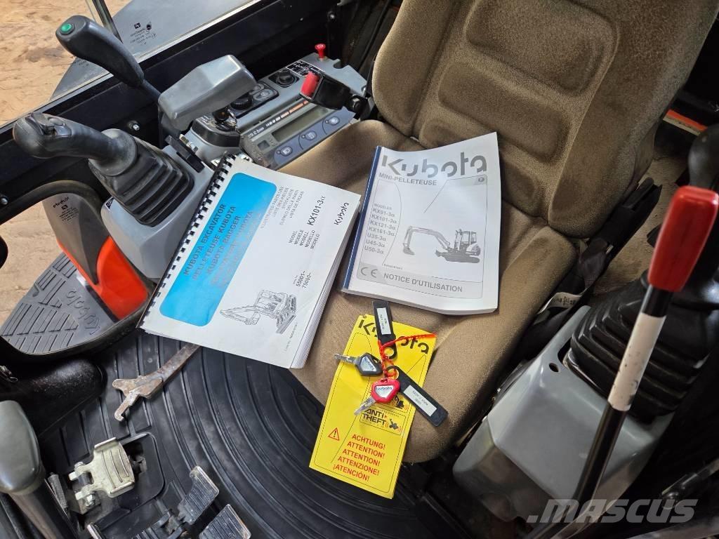 Kubota KX 101-3 A Мини екскаватори < 7 т