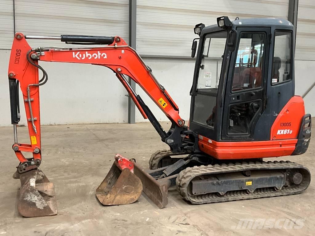 Kubota KX 61-3 Мини екскаватори < 7 т