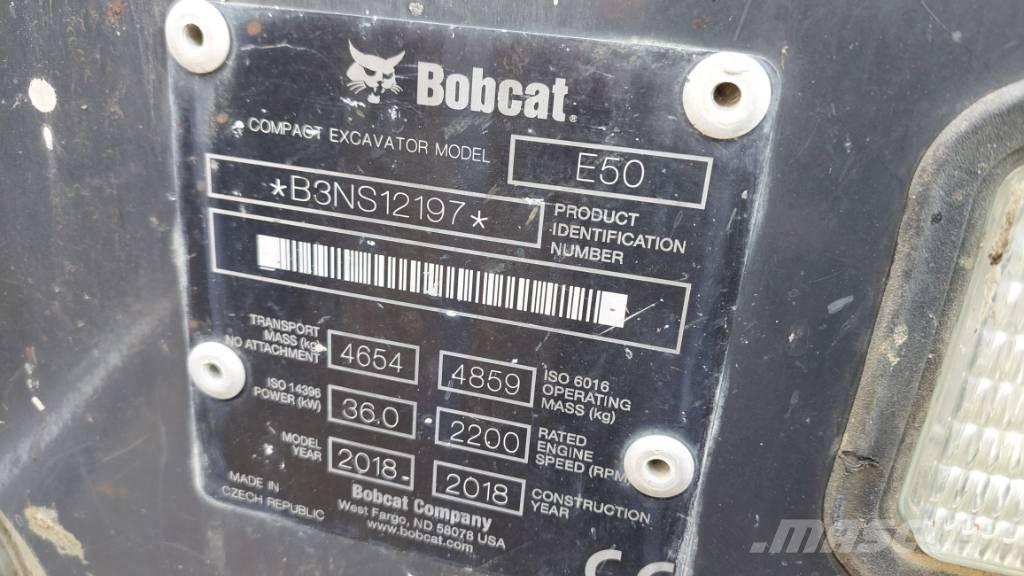Bobcat E-50 BB-E50 Верижен екскаватор