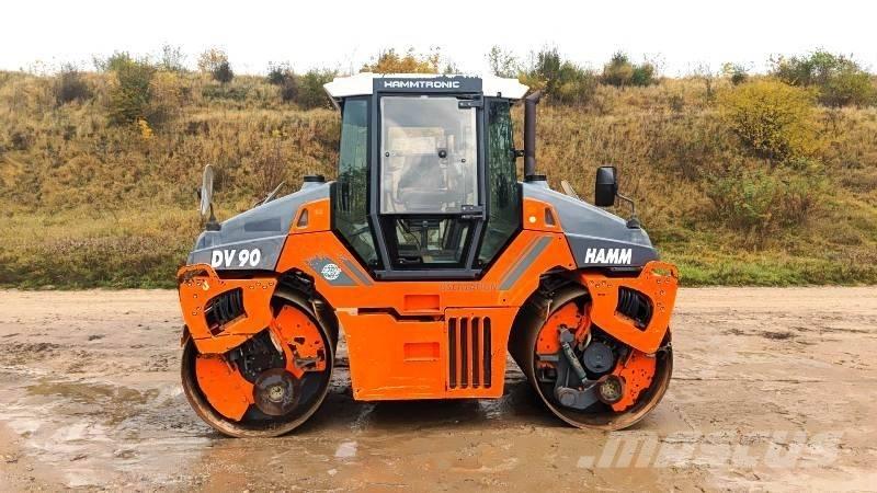 Hamm DV 90 Двойни барабанни ролки
