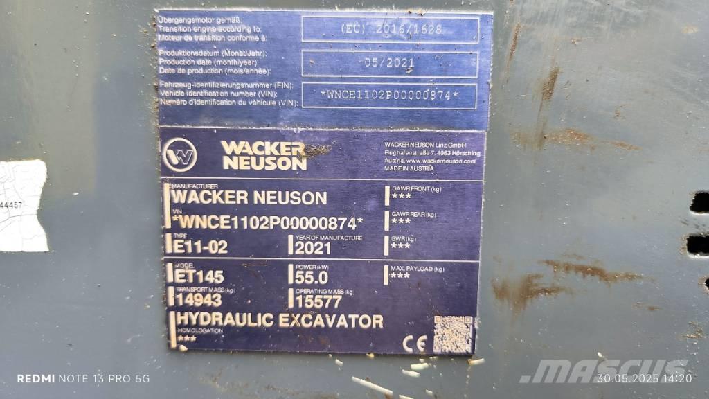 Wacker Neuson ET 145 Верижен екскаватор