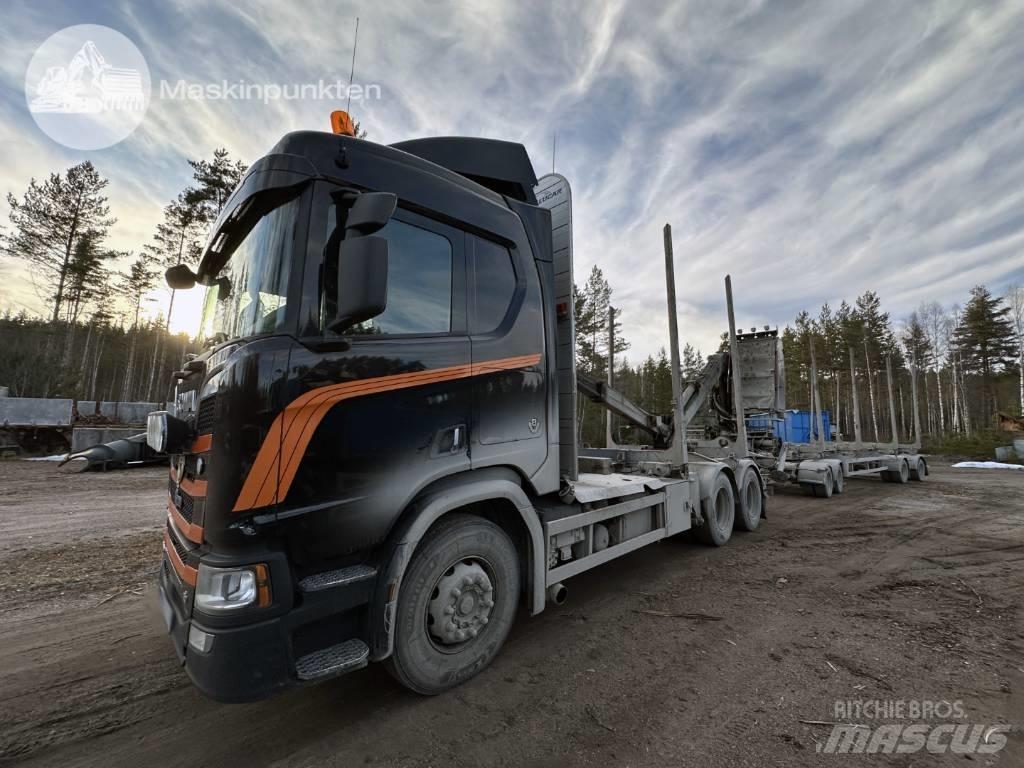 Scania R 650 Ekipage За превоз на дървени трупи